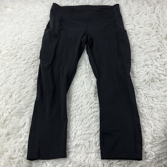 Lululemon Speed Up Crop (21") Black - Picture 1 of 6